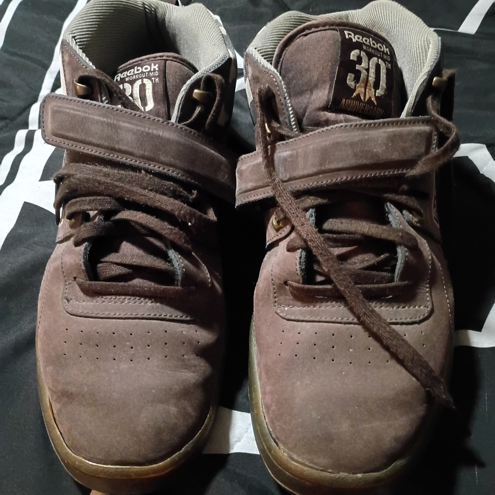 Reebok Men's Brown High-Top Sneakers
